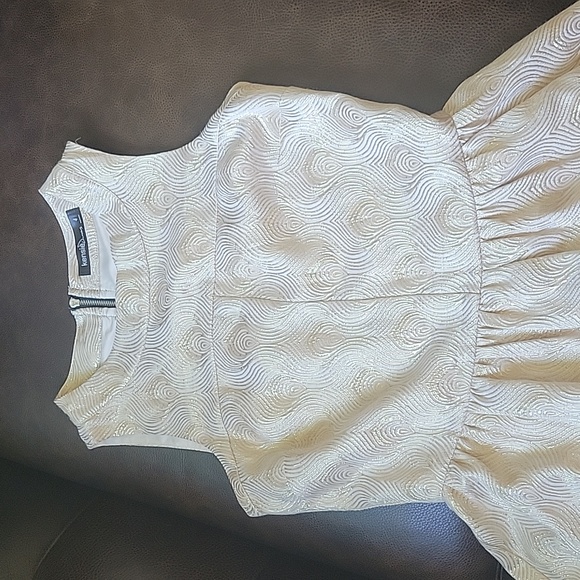 Cocktail Dress, Mini, Gold Metelic - Picture 8 of 8